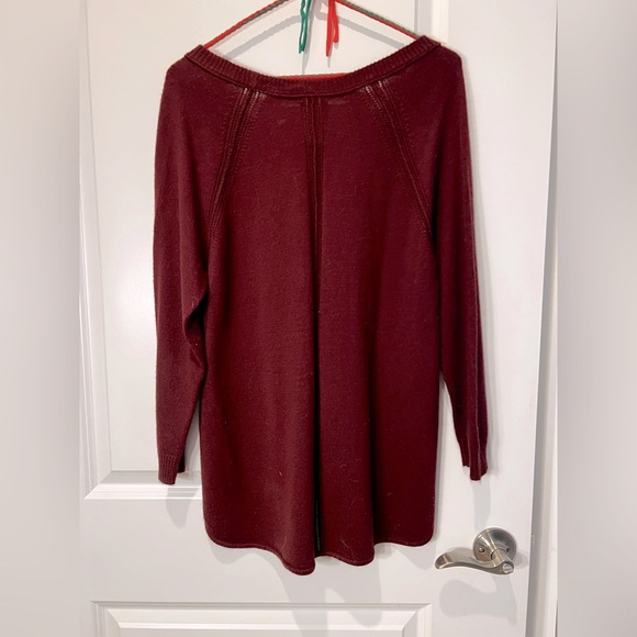 Market & Spruce Purple Pullover Sweater Size Medium - Picture 5 of 9